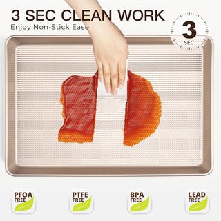 Sakerplus® Nonstick Baking Sheet Pan Set