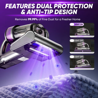 Sakerplus Powerful UV Bed Vacuum Cleaner