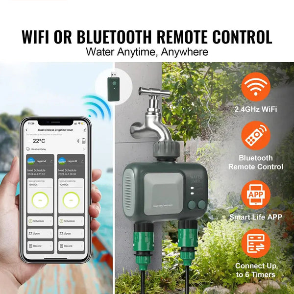 Sakerplus® Smart WiFi Hose Faucet Timer
