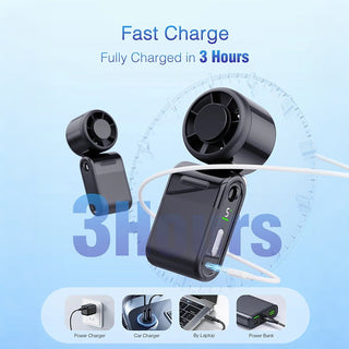 Sakerplus® Foldable Handheld Turbo Mini Portable Fan