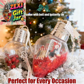 Sakerplus® Festive Fillable Light Bulb Ornament