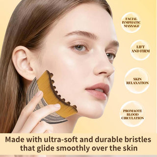 Sakerplus® Lymphatic Contour Facial Massage Brush