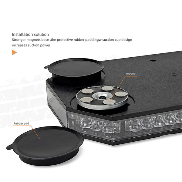 Sakerplus LED Flashing Strobe Light Bar