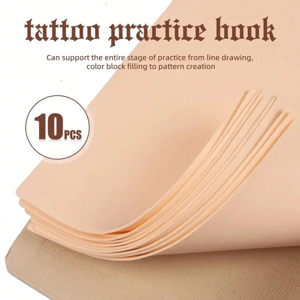 Sakerplus® Spiral Bound Tattoo Practice Skin Book