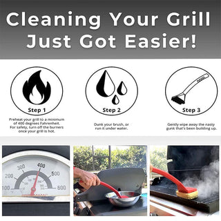 SAKER® BBQ Cleaning Tool with Scraper