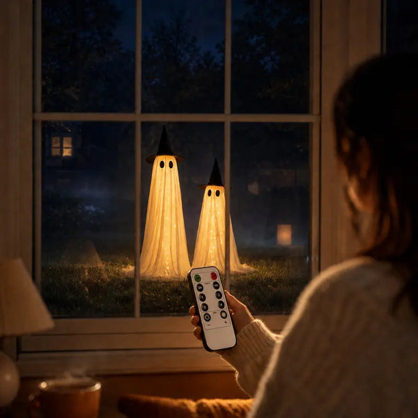 Sakerplus® Spooky Outdoor Halloween Ghost Lights