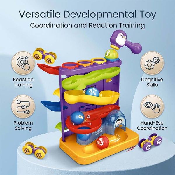Sakerplus® Interactive Penguin Ball Track Toy