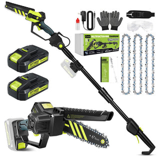 Sakerplus® Cordless Pole Saw and Mini Chainsaw