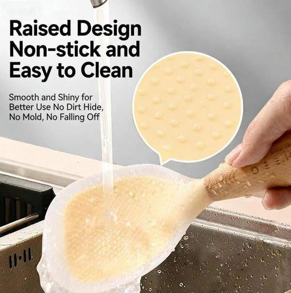 Sakerplus® Standing Silicone Rice Spoon Utensil
