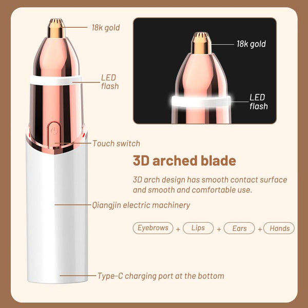 Sakerplus® Portable Lipstick Facial Hair Remover Trimmer