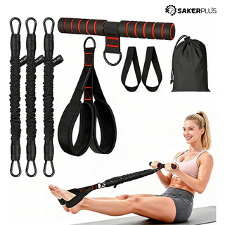 Sakerplus® Multifunction Pedal Resistance Band Trainer