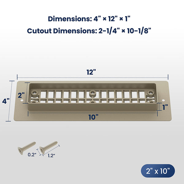 Sakerplus® Aluminum Floor Vent Covers With Magnet Cover