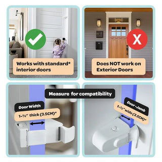Sakerplus® Childproof Easy Install Door Lock