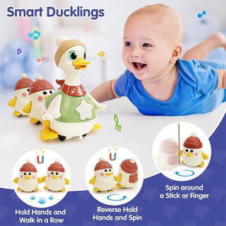 Sakerplus Musical Dancing Duck Toy Set For Babies