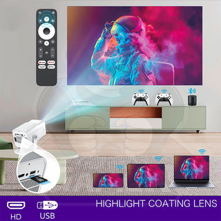 Sakerplus® Retro Game Projector With Controllers