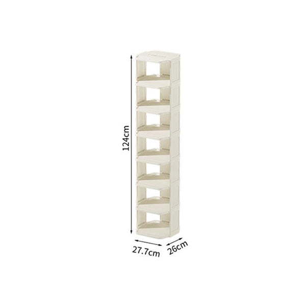 Sakerplus® Vertical Plastic Shoe Rack Organizer