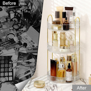 Sakerplus® 360 Rotating Makeup Organizer Stand