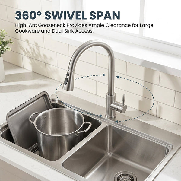 Sakerplus® Kitchen Faucets Pull Down Sprayer