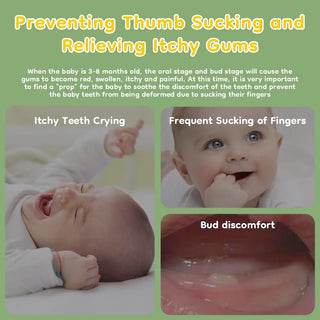 Sakerplus® Teething Mittens for Safe Baby Exploration