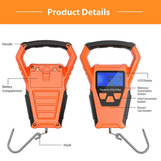 Sakerplus® Waterproof Digital Fishing Hanging Scale