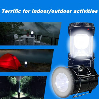 Sakerplus®  Portable Solar Rechargeable LED Lantern