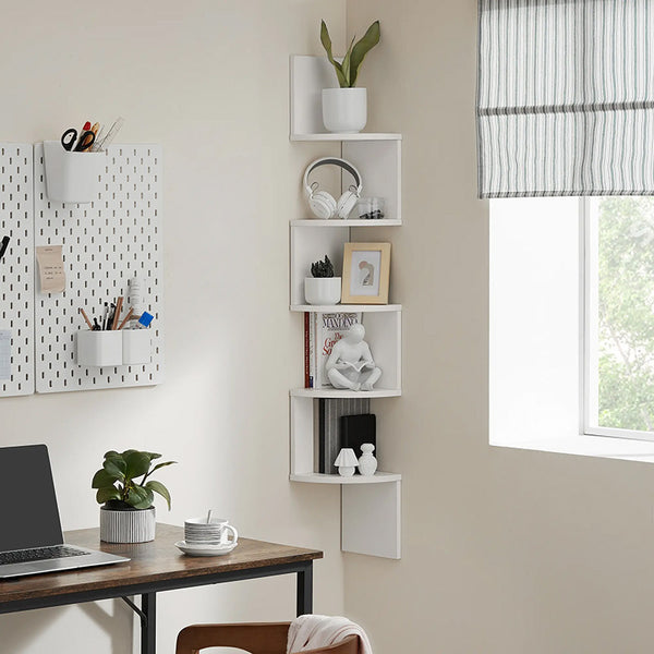 Sakerplus® Multi-Tier Wall Mount Corner Shelf