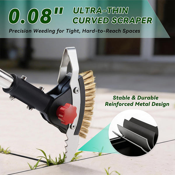 Sakerplus® 3-In-1 Long Handle Crack Weeder