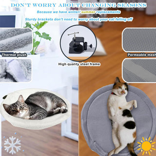 Sakerplus Ergonomic Desk Cat Bed For Office