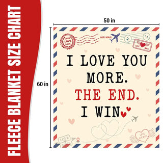 Sakerplus® Romantic Love Throw Blanket for Couples