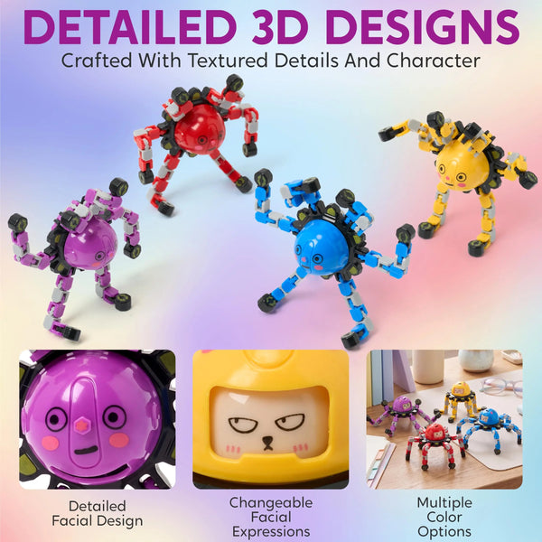 Sakerplus® Transforming Mechanical Fidget Spinner Toy