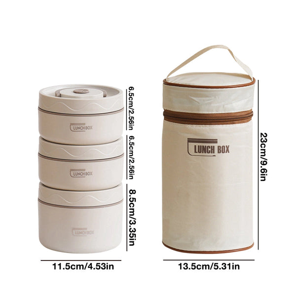 Sakerplus® Insulated Stainless Steel Bento Lunch Box