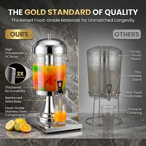 Sakerplus® Stainless Steel Cold Drink Dispenser