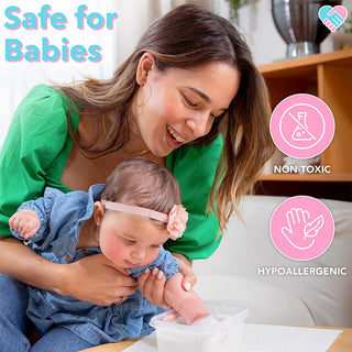 Sakerplus® Baby Footprint And Hand Casting Kit