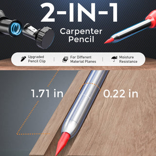 Sakerplus Carpenter Pencil Set With Sharpener