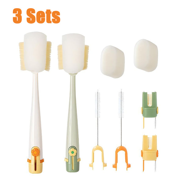 Sakerplus® Multifunctional Bottle Cleaning Brush Set