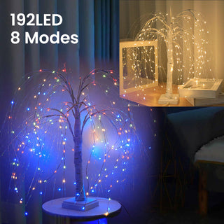 Sakerplus LED Willow Tree Light with 8 Modes