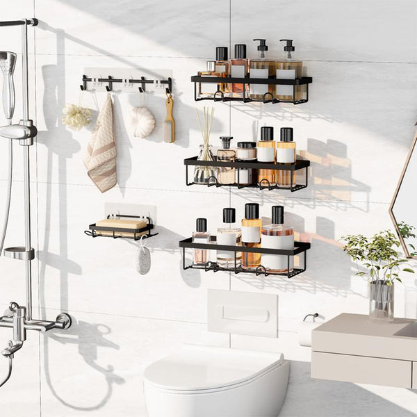 Sakerplus® Rustproof Shower Caddy Storage Set