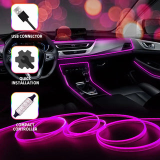 Sakerplus® USB Car LED Lights with APP Control