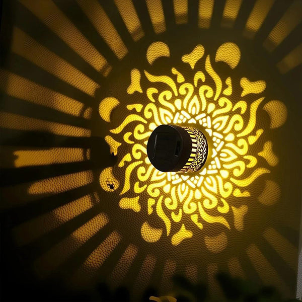 Sakerplus® Mandala Solar Outdoor Wall Lights