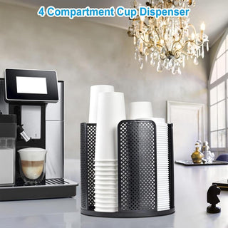 Sakerplus® Rotating Coffee Cup And Lid Holder