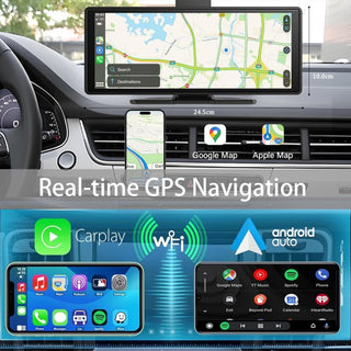 Sakerplus® 360° Rotating Wireless Carplay Display