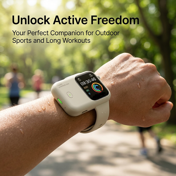 Sakerplus® Portable 1200mAh Apple Watch Charger