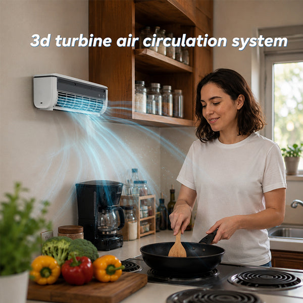 Sakerplus® Portable AC Evaporative Air Cooler with Wall-Mount Design