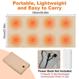 Sakerplus®  Portable USB Heated Shawl Wrap