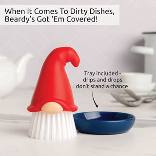 Sakerplus® Beardy Gnome Dish Scrub Brush Gift Idea