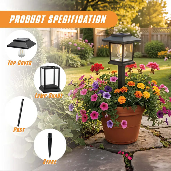 Sakerplus® Waterproof Auto On/Off Solar Pathway Lights
