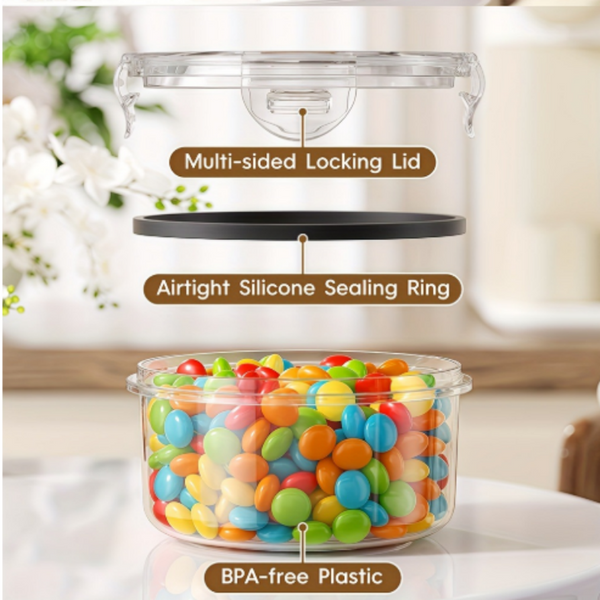 Sakerplus®  25-Piece Airtight Food Storage Container Set