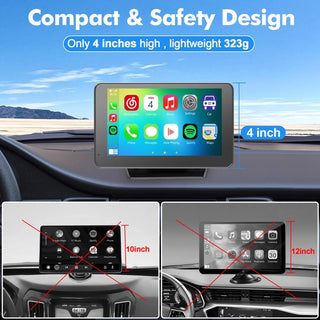 Sakerplus® Portable Wireless CarPlay Touch Screen