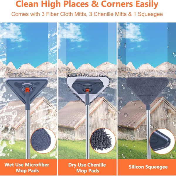 Sakerplus® Wall Mop Cleaner With Long Handle