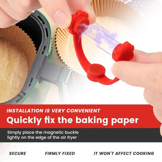 Sakerplus® Air Fryer Magnetic Silicone Buckles